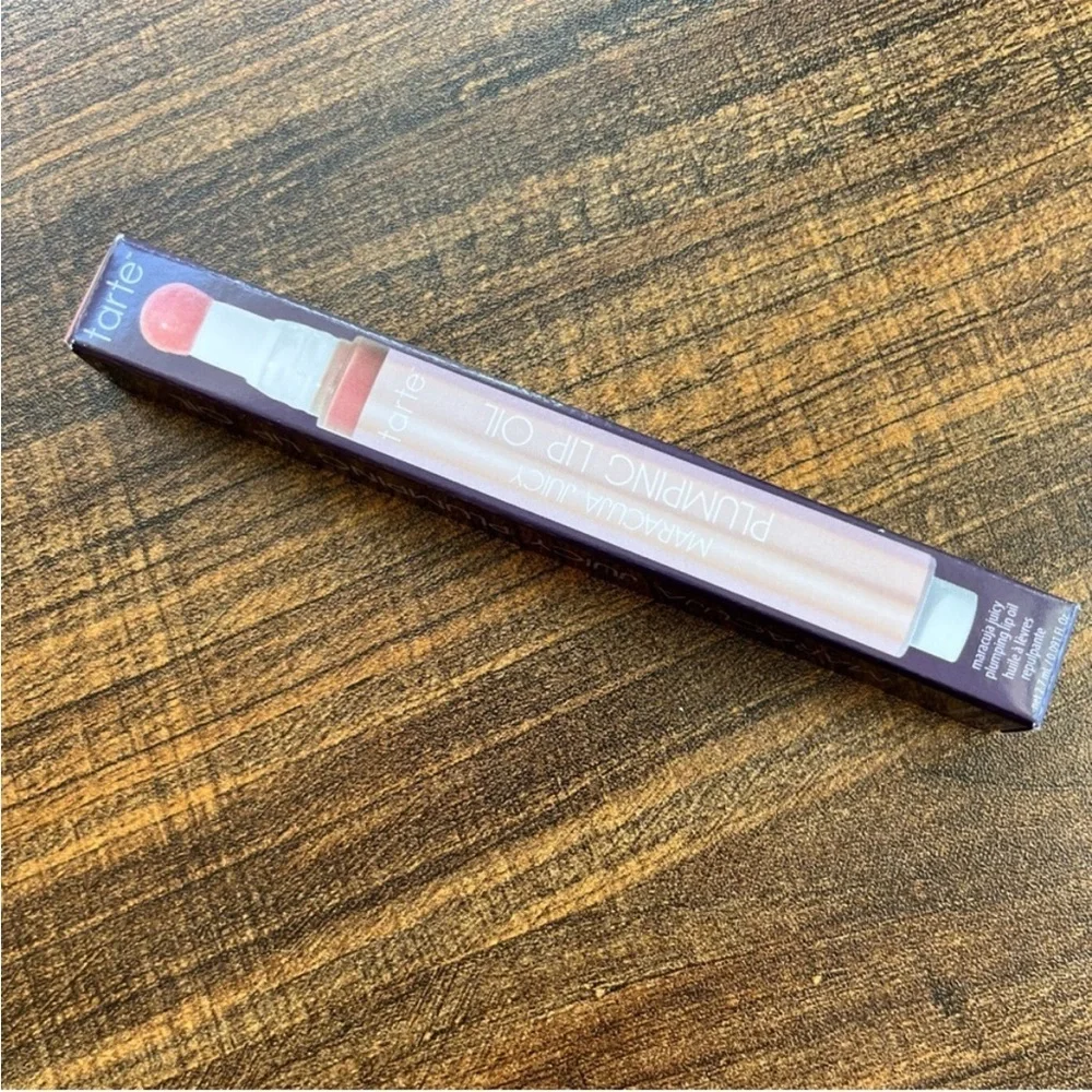 Tarte Maracuja Juicy Lip Plumping Oil with Hyaluronic Acid Color: Buffed Rose